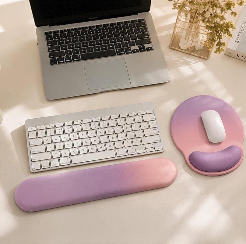 Tradescantia Purple - Conjunto de Apoio de Pulso em