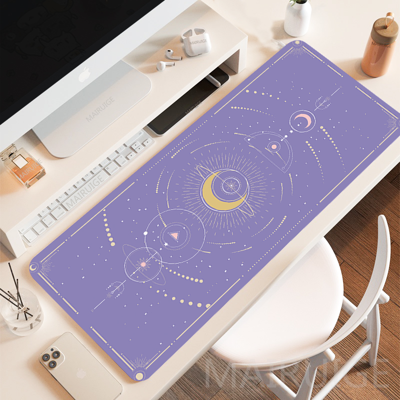 Kawaii lua estrela mouse pad e - Tradescantia Purple avaliação e preço