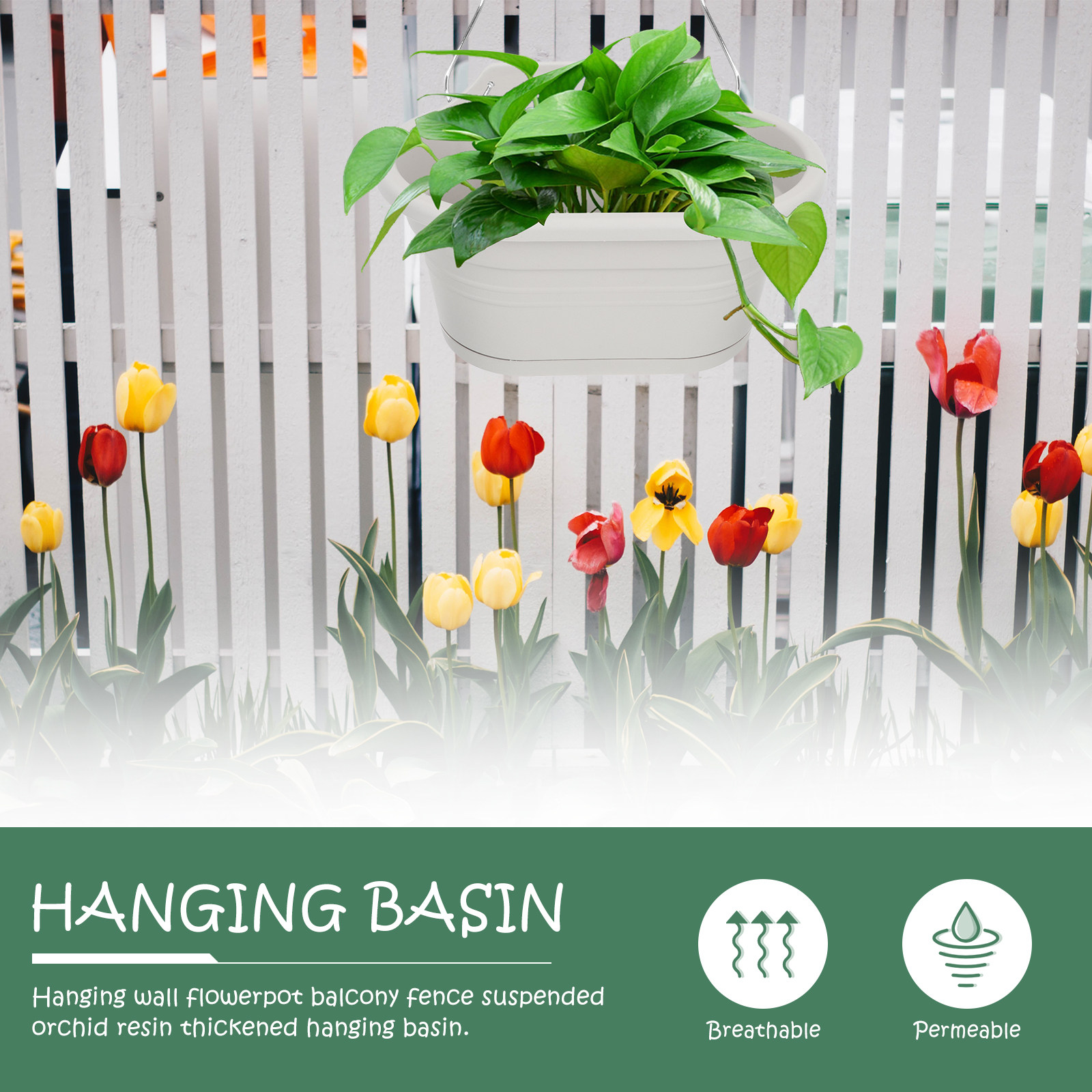 1 conjunto de vasos de flores  - Spider Plant Hanging avaliação e preço