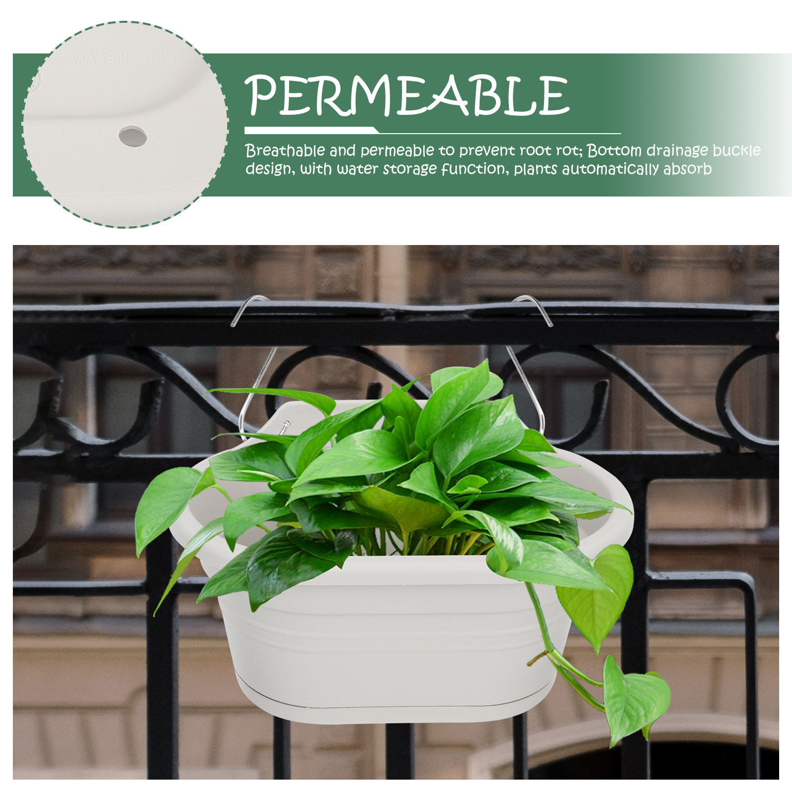 1 conjunto de vasos de flores  - Spider Plant Hanging avaliação e preço